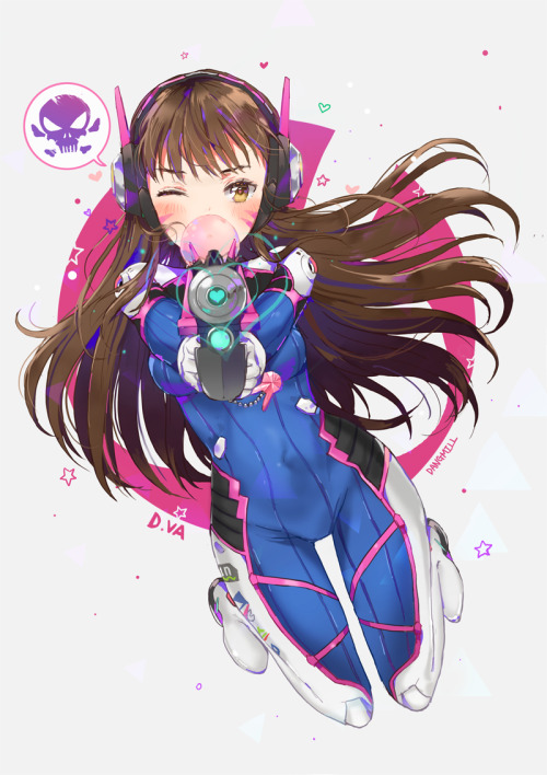 borealisowl:  D.Va  / DangmillOQIf you want, there’s…Pixiv- www.pixiv.net/member