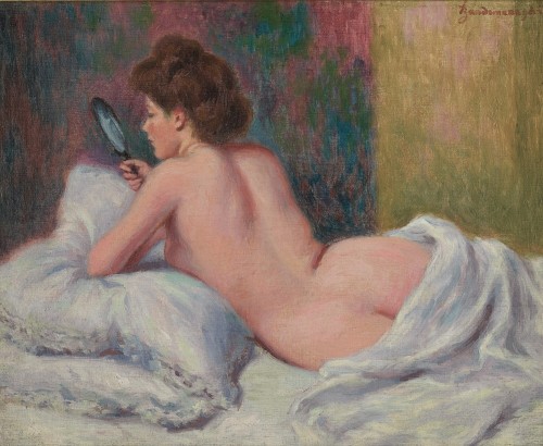 peaceinthestorm: Federico Zandomeneghi (1841-1917, Italian) ~ Le matin, 1890-92[Source: Sotheby’s]