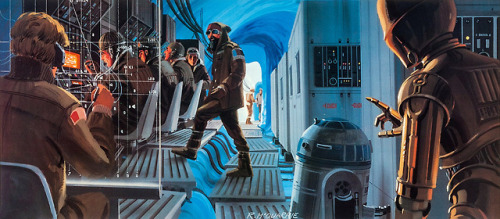 RALPH MCQUARRIERebel Base - HothGouache