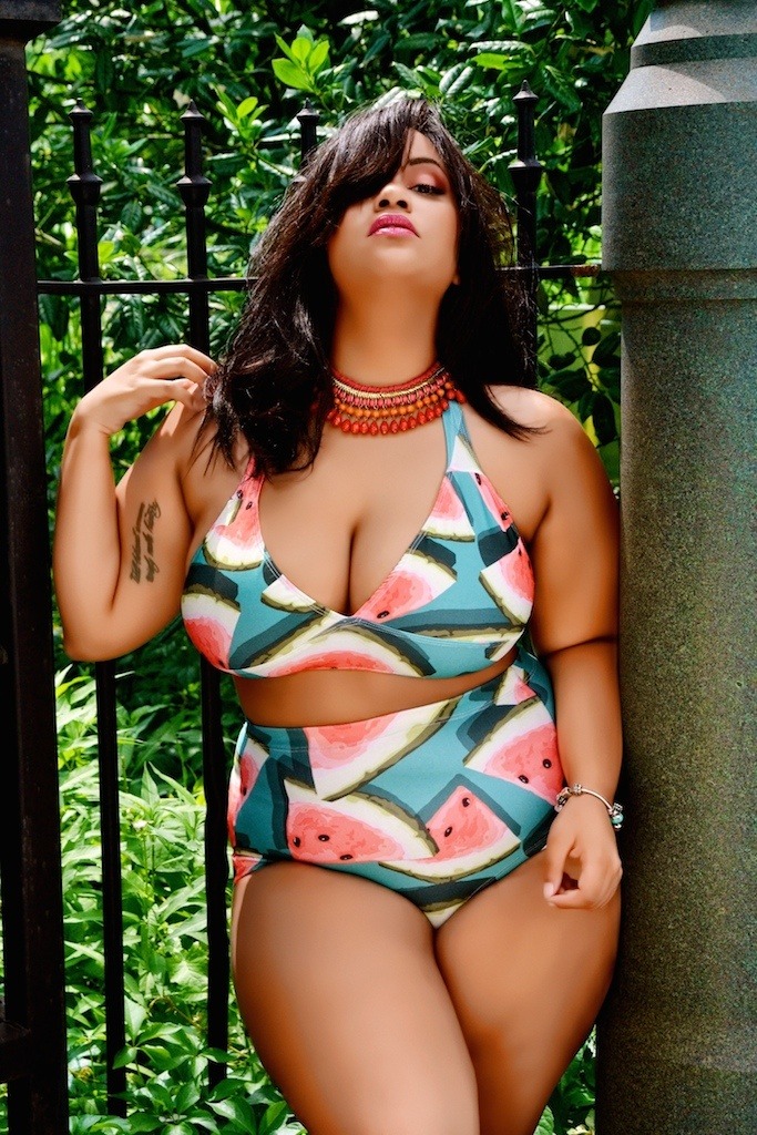 killerkurves:  Denise Mercedes in rue107′s Olivia’ Bikini Top &amp; Kyra’