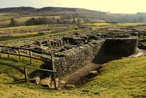 thesilicontribesman:The second Roman Bath House at the Vindolanda Roman Fort, near Hadrian’s Wall, N