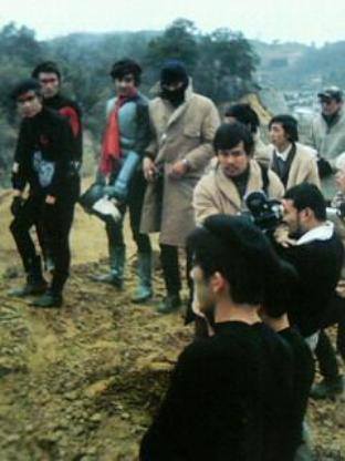 karatebugmen:  Some backstage photos from the original Kamen Rider Series you could