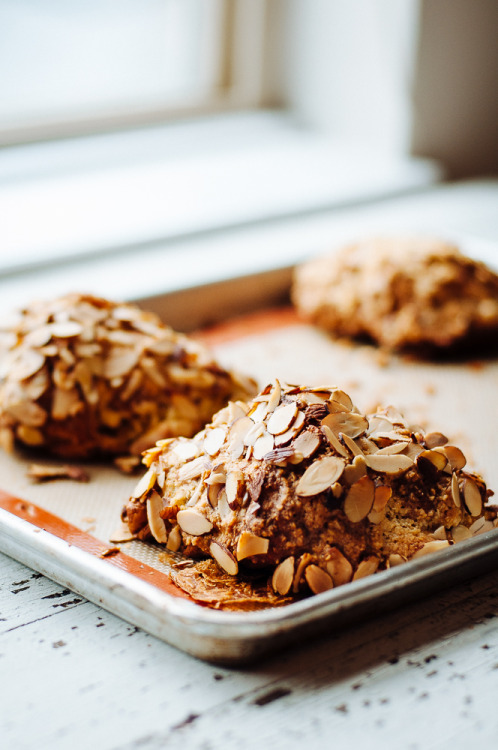 Porn sweetoothgirl:  Double Baked Almond Croissants photos