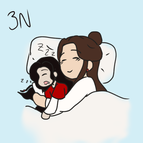 I Asked Some Friends On Discord To Give Me Characters And Sleeping Positions