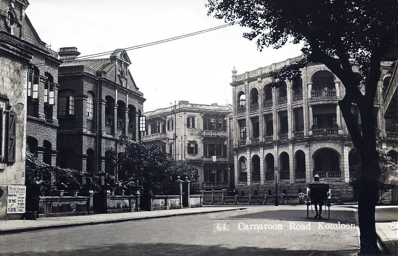 Carnaroon Road, Tsim Sha Tsui (Kowloon), British Hong Kong