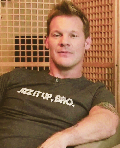 Nice shirt Jericho! I need one but that says “Jizz me up, bro” Perfect!