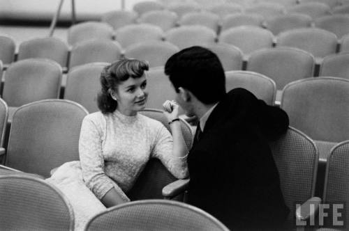 Debbie Reynolds and Eddie Fisher(Allan Grant. 1954?)