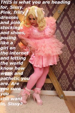 jenni-fairy:  More Captions for sissies!  