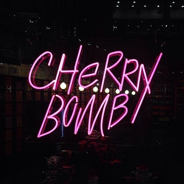 expiry:  Hello daddy hello mom I’m ur ch-ch-ch cherry bomb 🍒💣 (insta @expiry)