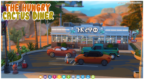 magalhaessims:THE HUNGRY CACTUS DINER + CC LINKS (LITE CC) The place might not be the best in town, 