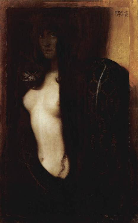 “El Pecado”. Por Franz von Stuck, 1893.