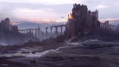 legendarylandscapes:  Flames of Caine by Hachiimon
