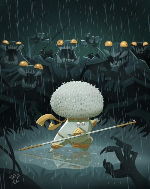 thecollectibles:Mushroom Fighter - Character Design Challenge by selected artists: Juan Diego Leon, 