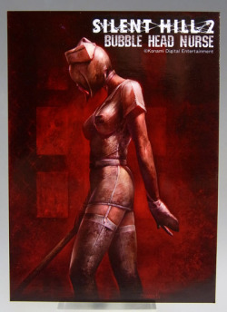 silenthaven:  Check out new images of the final painted version of Gecco’s 1/6 Scale PVC Statue “Silent Hill 2” Bubble Head Nurse and box art! These products are extremely detailed but also extremely expensive, but it’s safe to say you get what