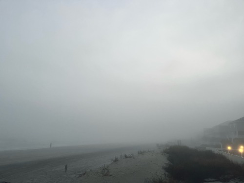 Last Night. A Thick Fog Fell Onto The Beach And The Surrounding Areas. I Was Getting Phone Calls Telling