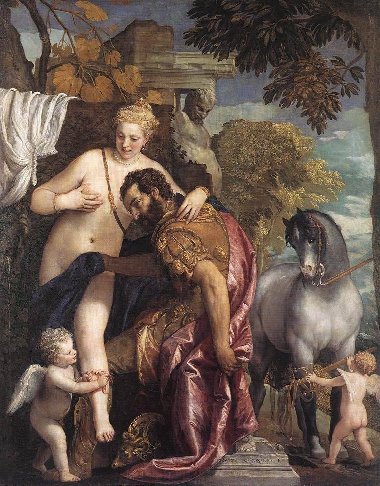 Paolo Veronese (Verona 1528 - Venezia 1588), Mars and Venus United by Love, c. 1570,