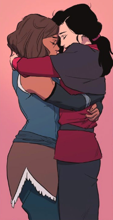 mistysutton:korra and asami, turf wars issue #2