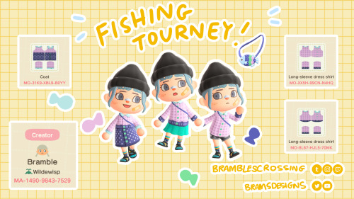 Happy fishing tourney day! Thanks to the [twitch chat] for such a good idea to match the fish pochet