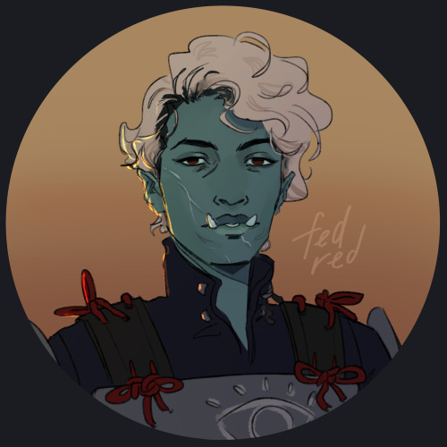 fed-red: half-orc ladies…..(I’ll be opening commissions for character portraits like th