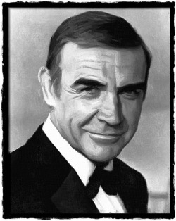 Sean Connery painting by FotoSketcher on Flickr.