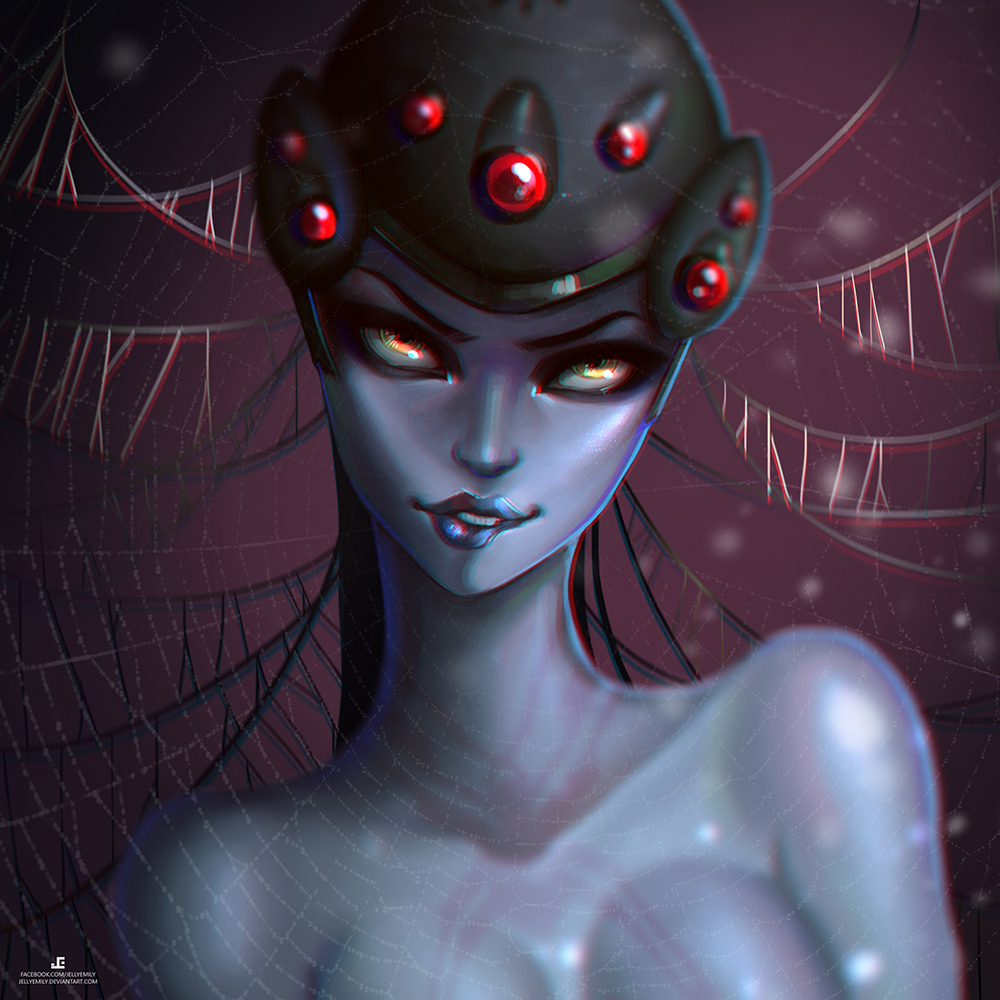 jellyemily:    Another Widow     ehe.. Another piece of my beloved Widowmaker..👿