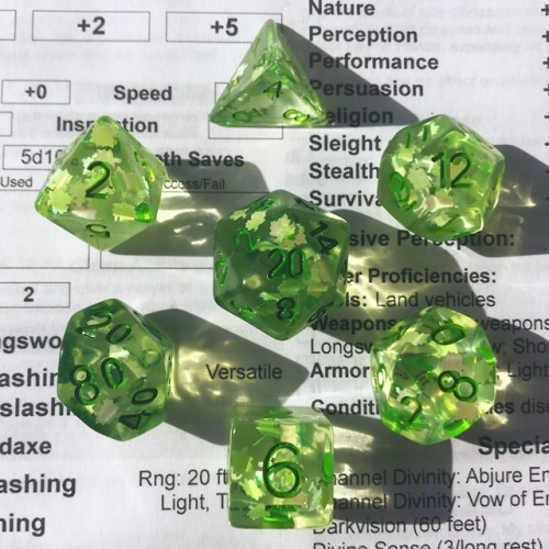 dice-flavor: battlecrazed-axe-mage: Another gorgeous gorgeous set from Cozy Gamer! This set is calle