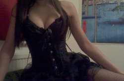 dyedhair-and-underwear:  My corset :) 