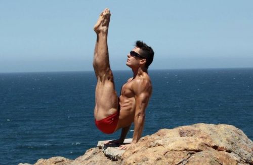 Porn Yoga on the beach photos