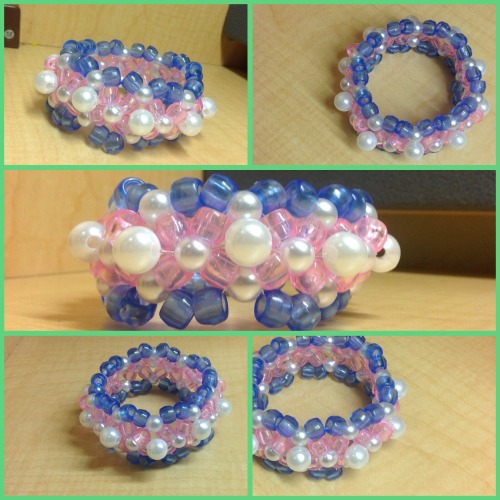 kandi-tutorials:A while ago I was asked to make a cuff that was inspired by my favorite gem. Because