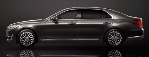 carsthatnevermadeitetc:Genesis G90/EQ900, 2016. Hyundai have revealed their new flagship model which