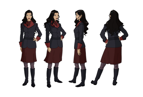 conceptartblog:  Asami Sato model sheets 