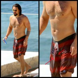 lamarworld:  *requested* (PART 1 of 2) actor Jason Momoa ass &amp; bulge 