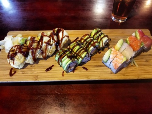 When that #Sushi craving hits, I eat a lot. #CaterpillarRoll #RainbowRoll #HoneymoonRoll #Food #Food