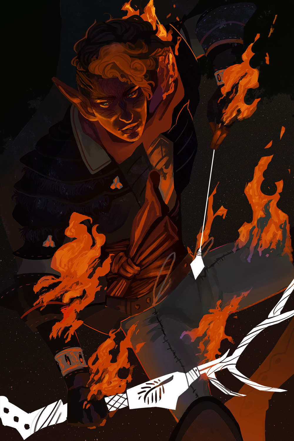 otherwolves: I was paired with @sleepinertia for the @da-sae so I painted his Inquisitor