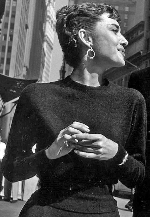 Audrey Hepburn, forever fashion icon.