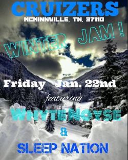 McMinnville! Jan 22! W/ Whyte Noyse! #tonightisgonnabeepic #whytenoyse #sleepnation #mcminnville #cruizers #rocknroll