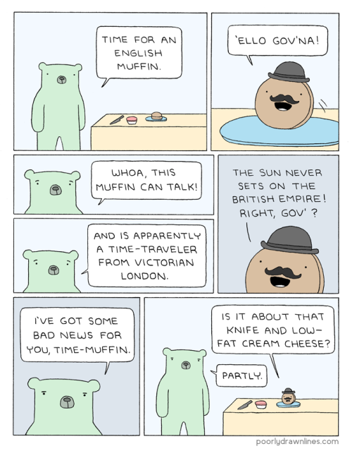 pdlcomics:  English Muffin