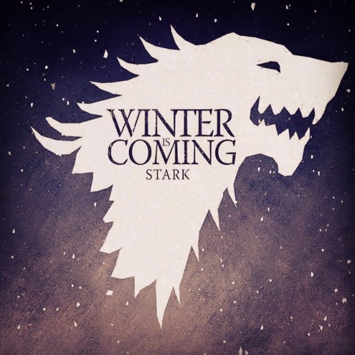 Winter’s Coming. #starkquote #GameofThrones