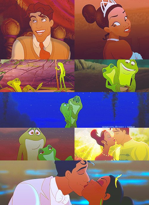 Disneyyandmore’s Screencap/GIF Challenge10 Couples: Tiana x Naveen (#2)