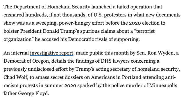 afloweroutofstone:Homeland Security Admits It Tried to Manufacture Fake Terrorists