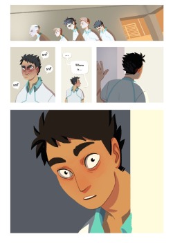 queenoftheantz:  “Trust fall”Here it is! My small but oh so time  consuming Iwaoi comic! As you may notice, I have experimented a bit with  lineless art, colors and such. The theme isn’t exactly new for these  two, but I felt that I have to start