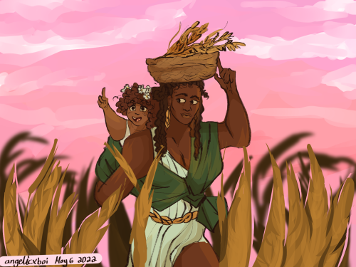 demeter and baby persephone!