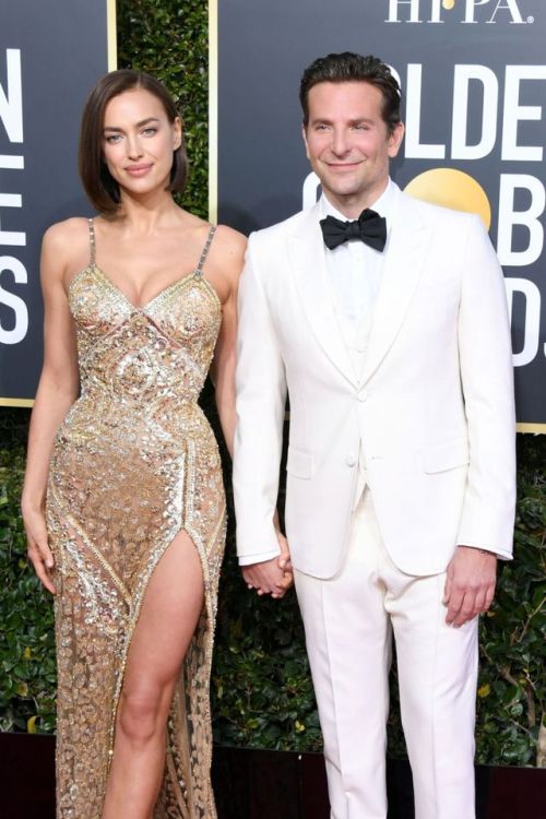 Irina Shayk and Bradley Cooper at the Golden Globe Awards 2019, Beverly Hills