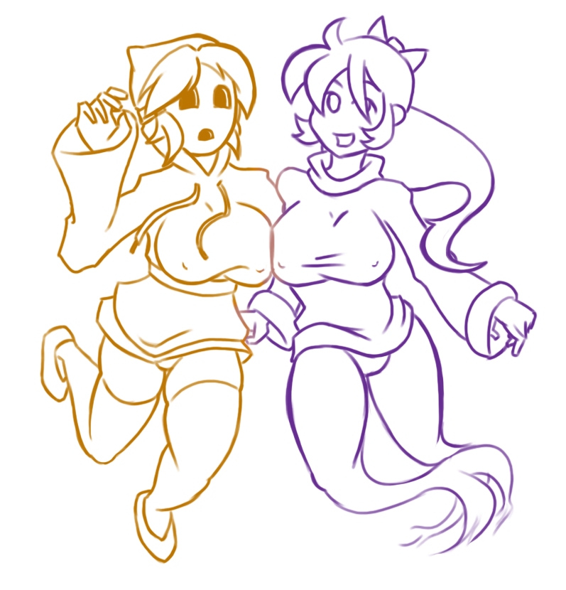 lcomart:  Super super quick late birthday sketch for Noill / Zetta-Bot!  I have no