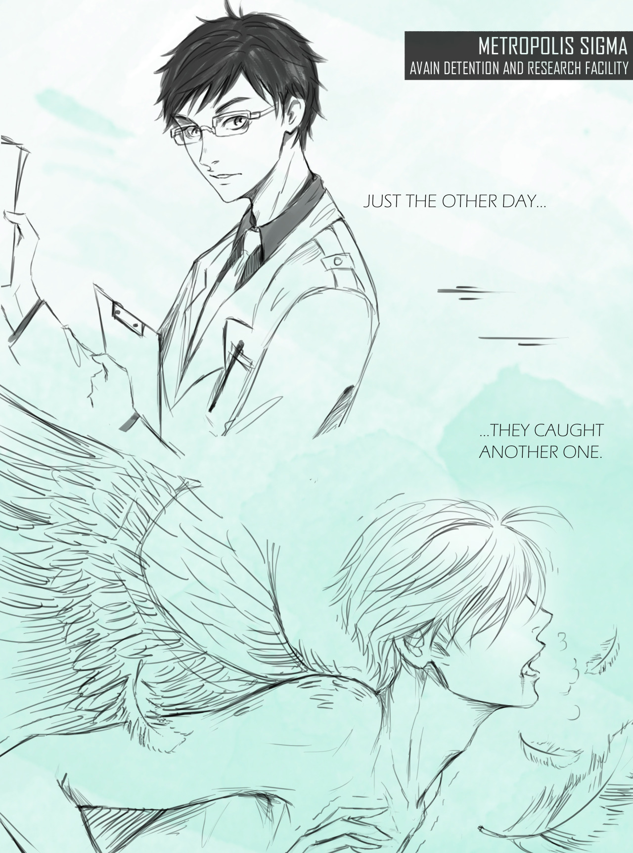 keyade: The YOI Avian AU I’ve been working on for a while! Those 2 are Otabek &amp;
