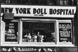 dentelledeperle:Erika Stone, New York Doll Hospital, 787 Lexington Avenue (61st–62nd Streets), NYC, 1970s.