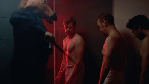 shirtlessthomas:  Niko Pueringer shirtless and takes a taser to the ass like a boss﻿ in Man vs Horse Sized Duck vs 100 Duck Sized Horses¨  by Corridor digital 