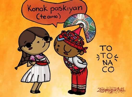How to say “I love you”(te amo) in  Mexican Indigenous languages.  By: Asociación