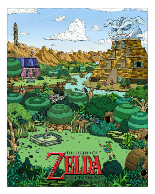 A Link to the Past - Created by John RegoLimited edition prints available for sale at Gallery 1988. 