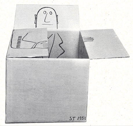 expecttheunexpectedtoday: expecttheunexpectedtoday 1951 - “Box” by Romanian-born cartoon